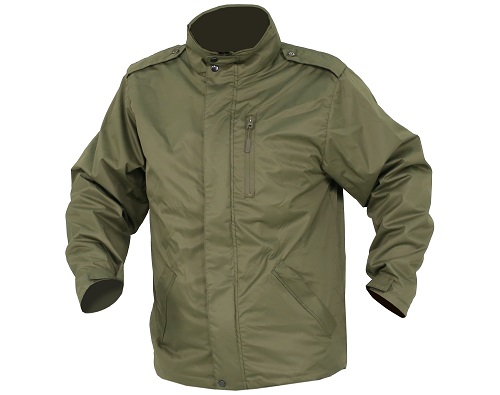 Green - Double Military Coat - IDF